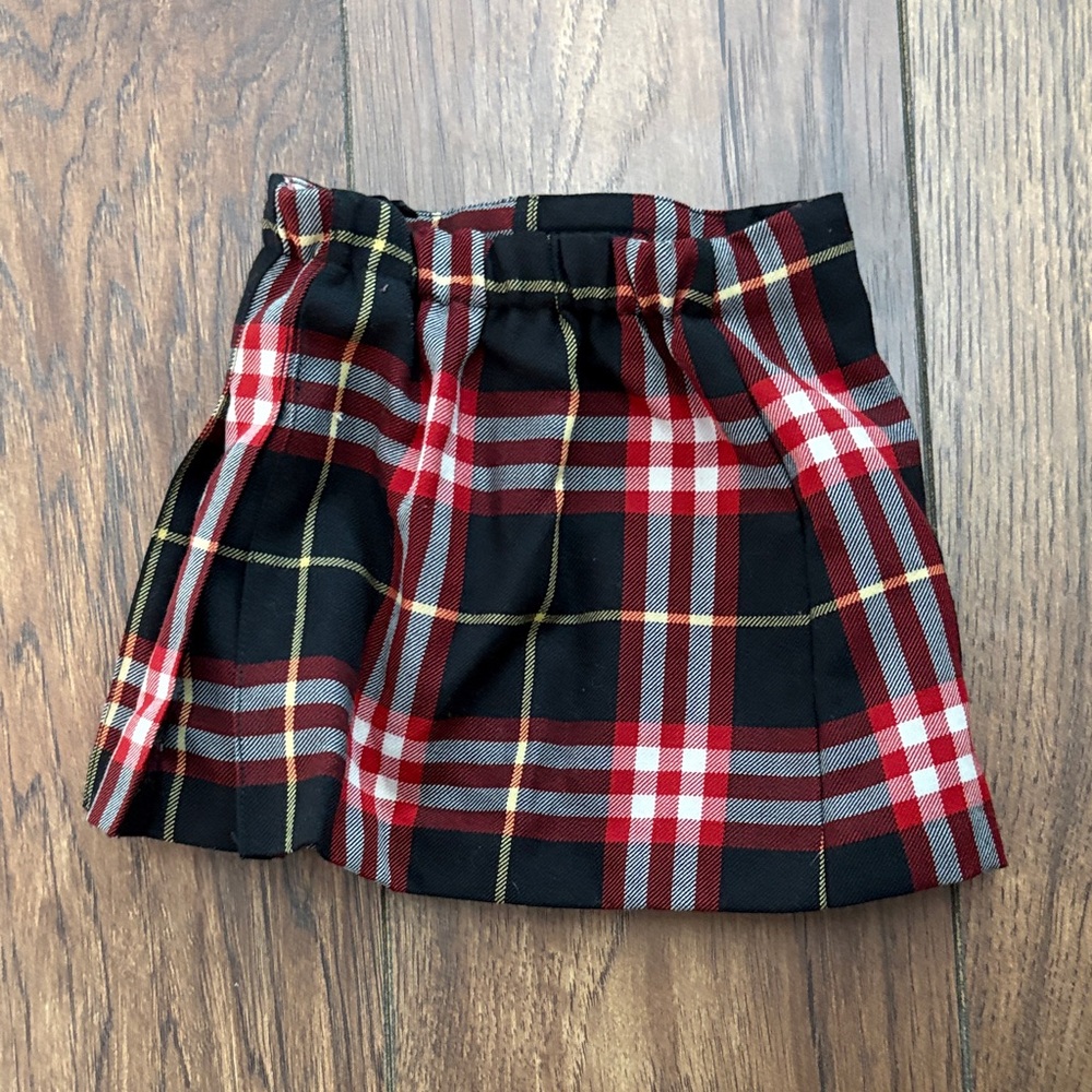 Burberry Kids Plaid Skirt with Buckle - Picture 3 of 4